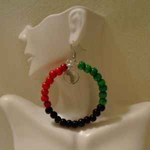 A Little Bit of Africa Hoop Earrings